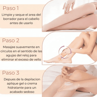 Depiladora Corporal de Crystal Sin Irritacion