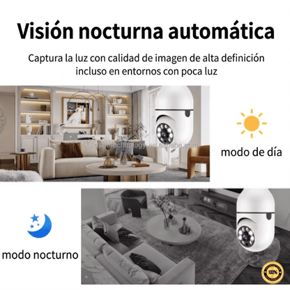 Camara de Seguridad Tipo Bombilla
