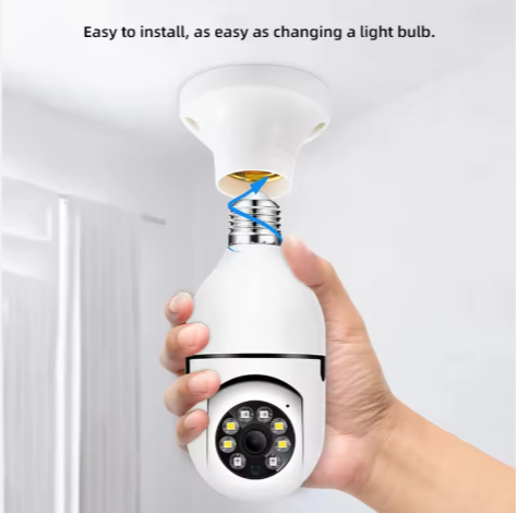 Camara de Seguridad Tipo Bombilla